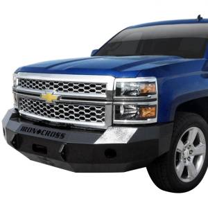 Iron Cross - Iron Cross 20-515-14-MB Base Winch Front Bumper for Chevy Silverado 1500 2014-2015 - Matte Black - Image 2