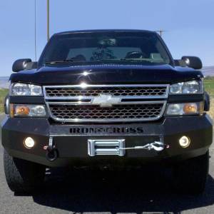 Iron Cross - Iron Cross 20-525-03 Base Winch Front Bumper for Chevy Silverado 2500/3500 2003-2006 - Gloss Black - Image 3