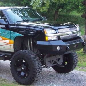 Iron Cross - Iron Cross 20-525-03-MB Base Winch Front Bumper for Chevy Silverado 2500/3500 2003-2006 - Matte Black - Image 4