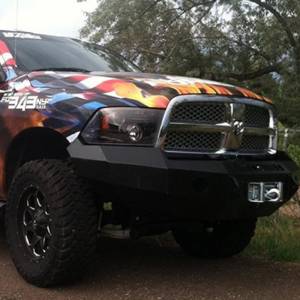 Iron Cross - Iron Cross 20-615-09-MB Base Winch Front Bumper for Dodge Ram 1500 2009-2012 - Matte Black - Image 2