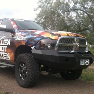 Iron Cross - Iron Cross 20-615-13-MB Base Winch Front Bumper for Dodge Ram 1500 2013-2018 - Matte Black - Image 3