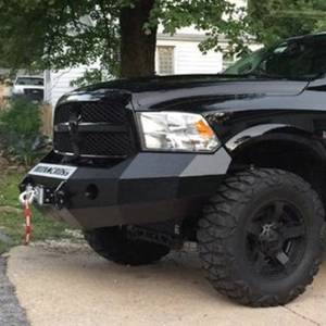 Iron Cross - Iron Cross 20-615-13-MB Base Winch Front Bumper for Dodge Ram 1500 2013-2018 - Matte Black - Image 4