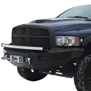 Iron Cross - Iron Cross 20-615-97 Base Winch Front Bumper for Dodge Ram 2500/3500 1997-2002 - Gloss Black - Image 2