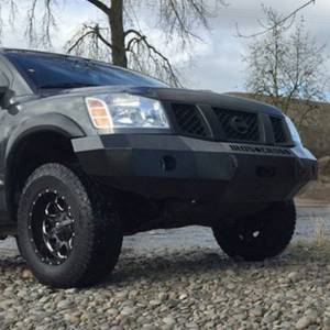 Iron Cross - Iron Cross 20-915-04 Base Winch Front Bumper for Nissan Titan 2004-2015 - Gloss Black - Image 4