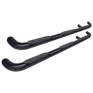 Iron Cross 53-414-B Wheel to Wheel 3" Long Bed Tube Step for Ford F250/F350/F450/F550/Excursion Crew Cab 1999-2016 - Black Powder Coat