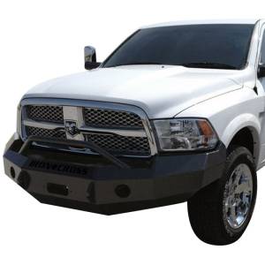 Iron Cross - Iron Cross 22-615-09-MB Winch Front Bumper with Push Bar for Dodge Ram 1500 2009-2012 - Matte Black - Image 2