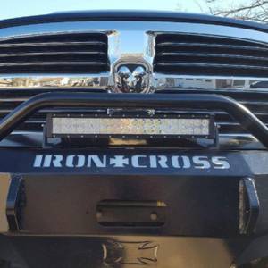 Iron Cross - Iron Cross 22-615-09-MB Winch Front Bumper with Push Bar for Dodge Ram 1500 2009-2012 - Matte Black - Image 6