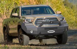 Steelcraft - Steelcraft 70-13420 Elevation Bullnose Front Bumper Toyota Tacoma 2016-2020 - Textured Black - Image 2