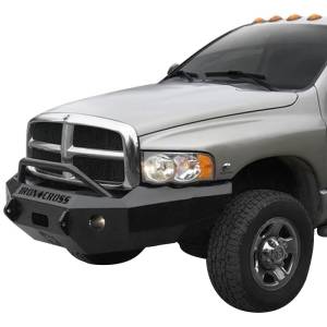 Iron Cross - Iron Cross 22-625-03 Winch Front Bumper with Push Bar for Dodge Ram 2500/3500 2003-2005 - Gloss Black - Image 2