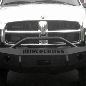 Iron Cross - Iron Cross 22-625-03 Winch Front Bumper with Push Bar for Dodge Ram 2500/3500 2003-2005 - Gloss Black - Image 3