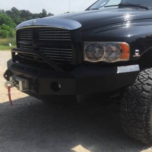 Iron Cross - Iron Cross 22-625-03 Winch Front Bumper with Push Bar for Dodge Ram 2500/3500 2003-2005 - Gloss Black - Image 4