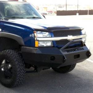 Iron Cross - Iron Cross 22-515-03 Winch Front Bumper with Push Bar for Chevy Silverado 1500 2003-2006 - Gloss Black - Image 3