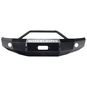 Iron Cross 22-525-03 Winch Front Bumper with Push Bar for Chevy Silverado 2500/3500 2003-2006 - Gloss Black