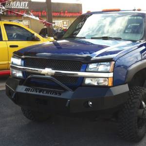 Iron Cross - Iron Cross 22-525-03 Winch Front Bumper with Push Bar for Chevy Silverado 2500/3500 2003-2006 - Gloss Black - Image 6