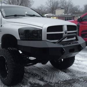 Iron Cross - Iron Cross 22-625-06 Winch Front Bumper with Push Bar for Dodge Ram 2500/3500 2006-2009 - Gloss Black - Image 7