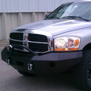 Iron Cross - Iron Cross 22-625-06 Winch Front Bumper with Push Bar for Dodge Ram 2500/3500 2006-2009 - Gloss Black - Image 9