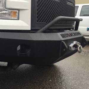 Iron Cross - Iron Cross 22-415-15 Winch Front Bumper with Push Bar for Ford F150 2015-2017 - Gloss Black - Image 3
