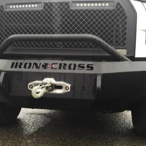 Iron Cross - Iron Cross 22-415-15 Winch Front Bumper with Push Bar for Ford F150 2015-2017 - Gloss Black - Image 5