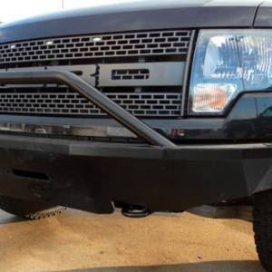 Iron Cross - Iron Cross 22-415-RAP Winch Front Bumper with Push Bar for Ford Raptor 2009-2014 - Gloss Black - Image 6
