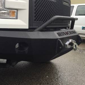 Iron Cross - Iron Cross 22-415-18 Winch Front Bumper with Push Bar for Ford F150 2018-2019 - Gloss Black - Image 3