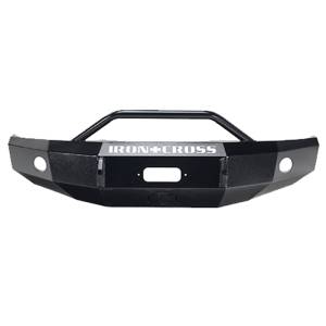 Iron Cross 22-405-92-MB Winch Front Bumper with Push Bar for Ford Van E150/E250/E350/E450 1992-2007 - Matte Black