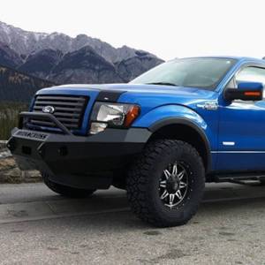 Iron Cross - Iron Cross 22-415-09-MB Winch Front Bumper with Push Bar for Ford F150 2009-2014 - Matte Black - Image 5