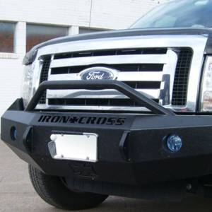 Iron Cross - Iron Cross 22-415-09-MB Winch Front Bumper with Push Bar for Ford F150 2009-2014 - Matte Black - Image 9