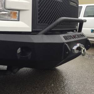 Iron Cross - Iron Cross 22-415-15-MB Winch Front Bumper with Push Bar for Ford F150 2015-2017 - Matte Black - Image 3