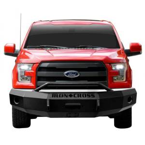 Iron Cross - Iron Cross 22-415-18-MB Winch Front Bumper with Push Bar for Ford F150 2018-2019 - Matte Black - Image 2