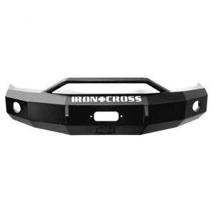 Iron Cross 22-425-08-MB Winch Front Bumper with Push Bar for Ford F250/F350/F450 2008-2010 - Matte Black