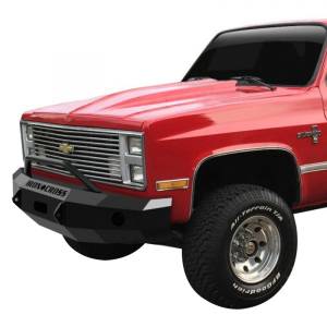 Iron Cross - Iron Cross 22-515-81-MB Winch Front Bumper with Push Bar for Chevy Silverado 1500/2500/3500 1981-1987 - Matte Black - Image 2