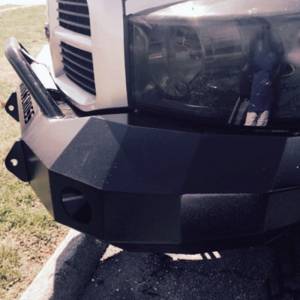 Iron Cross - Iron Cross 22-625-06-MB Winch Front Bumper with Push Bar for Dodge Ram 2500/3500 2006-2009 - Matte Black - Image 3