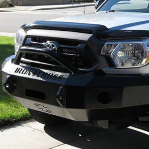 Iron Cross - Iron Cross 22-705-12-MB Winch Front Bumper with Push Bar for Toyota Tacoma 2012-2015 - Matte Black - Image 3