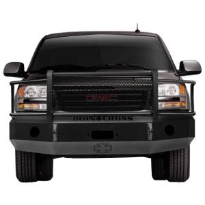 Iron Cross - Iron Cross 24-315-03 Winch Front Bumper with Grille Guard for GMC Sierra 1500 2003-2006 - Gloss Black - Image 2