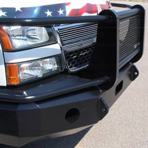 Iron Cross - Iron Cross 24-515-03 Winch Front Bumper with Grille Guard for Chevy Silverado 1500 2003-2006 - Gloss Black - Image 5