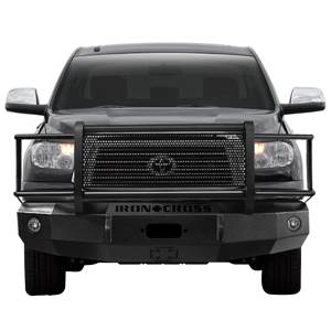 Iron Cross - Iron Cross 24-715-07 Winch Front Bumper with Grille Guard for Toyota Tundra 2007-2013 - Gloss Black - Image 2