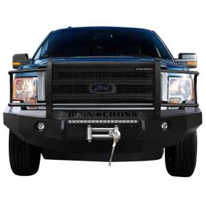 Iron Cross - Iron Cross 24-415-09-MB Winch Front Bumper with Grille Guard for Ford F150 2009-2014 - Matte Black - Image 2