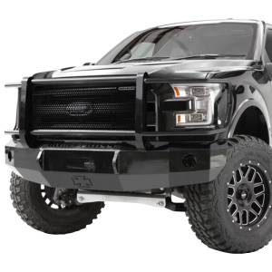 Iron Cross - Iron Cross 24-425-99-MB Winch Front Bumper with Grille Guard for Ford F250/F350/F450 1999-2004 - Matte Black - Image 2