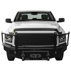 Iron Cross - Iron Cross 24-625-10-MB Winch Front Bumper with Grille Guard for Dodge Ram 2500/3500 2010-2018 - Matte Black - Image 2
