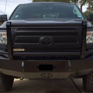 Iron Cross - Iron Cross 24-715-07-MB Winch Front Bumper with Grille Guard for Toyota Tundra 2007-2013 - Matte Black - Image 4