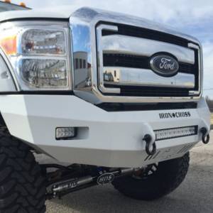 Iron Cross - Iron Cross 40-425-11 Low Profile Front Bumper for Ford F250/F350 2011-2016 - Gloss Black - Image 3