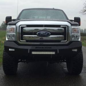 Iron Cross - Iron Cross 40-425-11 Low Profile Front Bumper for Ford F250/F350 2011-2016 - Gloss Black - Image 5