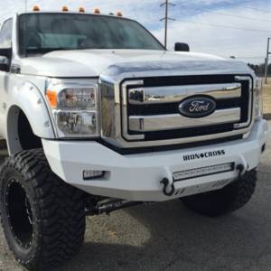 Iron Cross - Iron Cross 40-425-11 Low Profile Front Bumper for Ford F250/F350 2011-2016 - Gloss Black - Image 7