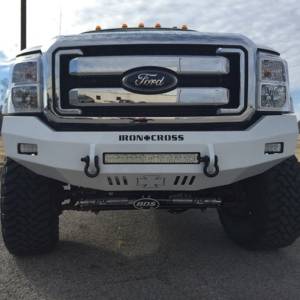 Iron Cross - Iron Cross 40-425-08 Low Profile Front Bumper for Ford F250/F350 2008-2010 - Gloss Black - Image 3