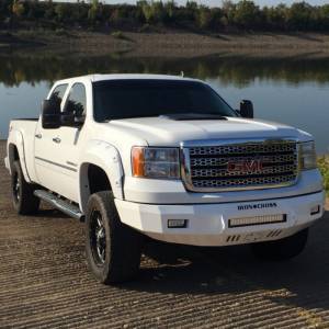 Iron Cross - Iron Cross 40-325-07 Low Profile Front Bumper for GMC Sierra 2500/3500 2007-2014 - Gloss Black - Image 7