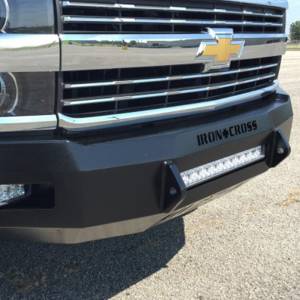 Iron Cross - Iron Cross 40-525-15-MB Low Profile Front Bumper for Chevy Silverado 2500/3500 2015-2019 - Matte Black - Image 4