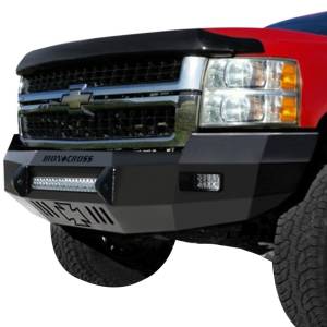 Iron Cross - Iron Cross 40-525-07 Low Profile Front Bumper for Chevy Silverado 2500/3500 2007-2010 - Gloss Black - Image 2