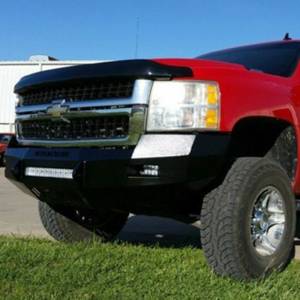 Iron Cross - Iron Cross 40-525-07 Low Profile Front Bumper for Chevy Silverado 2500/3500 2007-2010 - Gloss Black - Image 5