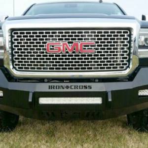 Iron Cross - Iron Cross 40-325-15 Low Profile Front Bumper for GMC Sierra 2500/3500 2015-2019 - Gloss Black - Image 2