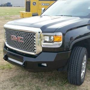 Iron Cross - Iron Cross 40-325-15 Low Profile Front Bumper for GMC Sierra 2500/3500 2015-2019 - Gloss Black - Image 3